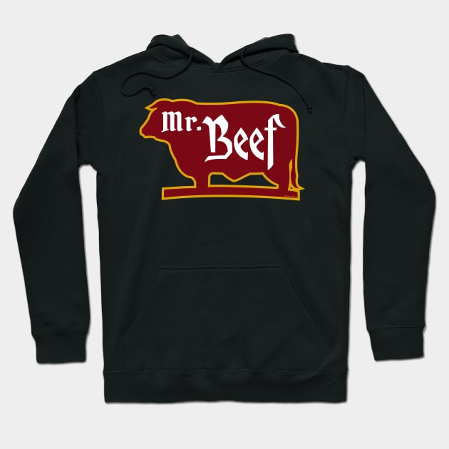 Mr. Beef Hoodie by Illustratorator